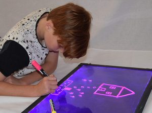 ADHD Sensory LED board light up ASD drawing/writing,toy,special needs,autism 